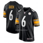 Camiseta NFL Game Pittsburgh Steelers Patrick Queen Negro