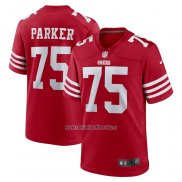 Camiseta NFL Game San Francisco 49ers Brandon Parker Rojo