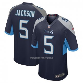 Camiseta NFL Game Tennessee Titans Kearis Jackson Azul