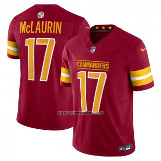 Camiseta NFL Limited Washington Commanders Terry McLaurin Vapor F.U.S.E. Rojo