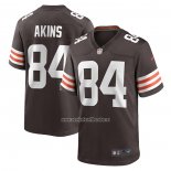 Camiseta NFL Game Cleveland Browns Jordan Akins Marron