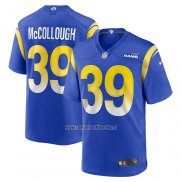 Camiseta NFL Game Los Angeles Rams Jaylen McCollough Azul