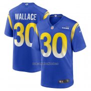 Camiseta NFL Game Los Angeles Rams Josh Wallace Azul