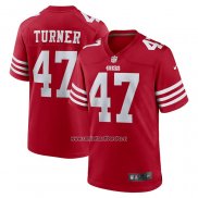 Camiseta NFL Game San Francisco 49ers Ezekiel Turner Rojo