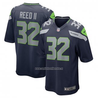 Camiseta NFL Game Seattle Seahawks Jerrick Reed II Azul