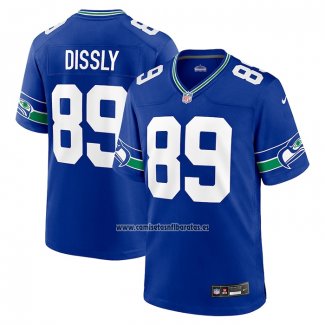 Camiseta NFL Game Seattle Seahawks Will Dissly Throwback Azul