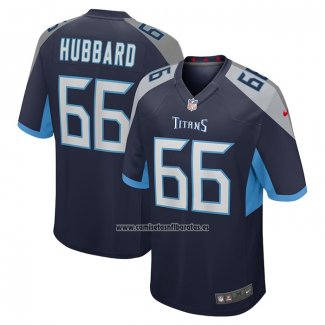 Camiseta NFL Game Tennessee Titans Chris Hubbard Azul