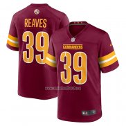 Camiseta NFL Game Washington Commanders Jeremy Reaves 39 Rojo