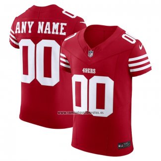 Camiseta NFL Elite San Francisco 49ers Vapor F.U.S.E. Personalizada Rojo