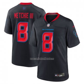 Camiseta NFL Game Houston Texans John Metchie III 2nd Alterno Negro