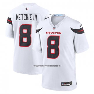 Camiseta NFL Game Houston Texans John Metchie III Blanco