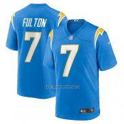 Camiseta NFL Game Los Angeles Chargers Kristian Fulton Azul1