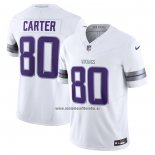 Camiseta NFL Limited Minnesota Vikings Cris Carter Alterno Vapor F.U.S.E. Retired Blanco