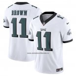 Camiseta NFL Limited Philadelphia Eagles A.J. Brown Vapor F.U.S.E. Blanco