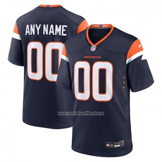 Camiseta NFL Game Denver Broncos Alterno Personalizada Azul