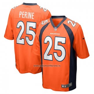 Camiseta NFL Game Denver Broncos Samaje Perine Naranja