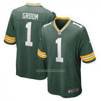 Camiseta NFL Game Green Bay Packers Number 1 Groom Verde