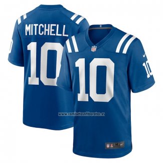 Camiseta NFL Game Indianapolis Colts Adonai Mitchell 2024 NFL Draft Azul