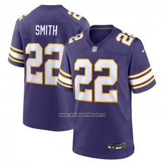 Camiseta NFL Game Minnesota Vikings Harrison Smith Classic Violeta