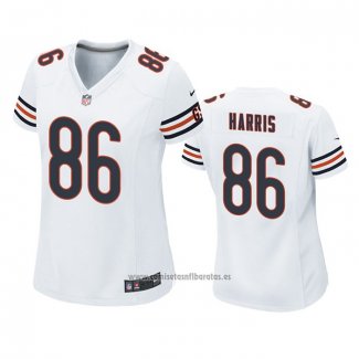 Camiseta NFL Game Mujer Chicago Bears Demetrius Harris Blanco