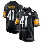 Camiseta NFL Game Pittsburgh Steelers Payton Wilson 2024 NFL Draft Negro