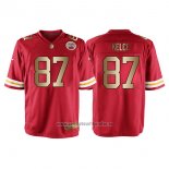 Camiseta NFL Gold Game Kansas City Chiefs Kelce Rojo