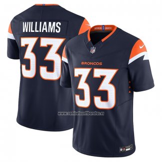 Camiseta NFL Limited Denver Broncos Javonte Williams Alterno Vapor F.U.S.E. Azul