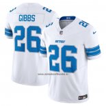 Camiseta NFL Limited Detroit Lions Jahmyr Gibbs Vapor F.U.S.E. Blanco