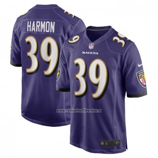 Camiseta NFL Game Baltimore Ravens Duron Harmon Violeta