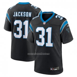 Camiseta NFL Game Carolina Panthers Lamar Jackson Negro