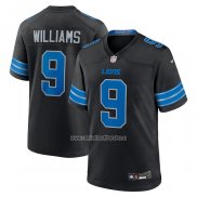 Camiseta NFL Game Detroit Lions Jameson Williams 2nd Alterno Negro