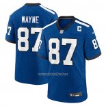 Camiseta NFL Game Indianapolis Colts Reggie Wayne Indiana Nights Alterno Azul