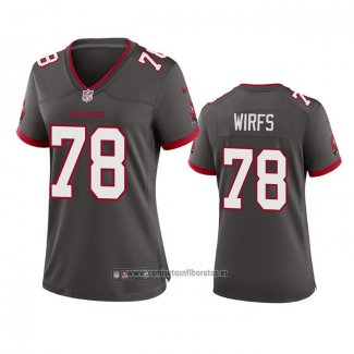 Camiseta NFL Game Mujer Tampa Bay Buccaneers Tristan Wirfs Alterno Gris