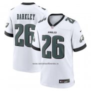 Camiseta NFL Game Philadelphia Eagles Saquon Barkley Blanco