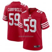 Camiseta NFL Game San Francisco 49ers De Vondre Campbell Rojo