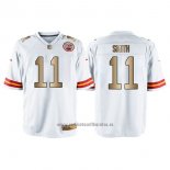 Camiseta NFL Gold Game Kansas City Chiefs Smith Blanco