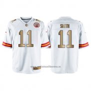 Camiseta NFL Gold Game Kansas City Chiefs Smith Blanco