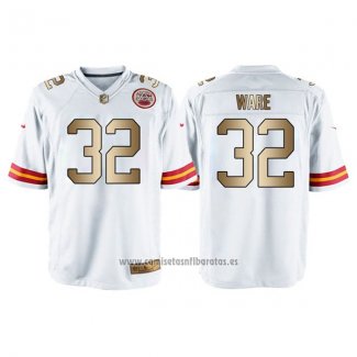 Camiseta NFL Gold Game Kansas City Chiefs Ware Blanco