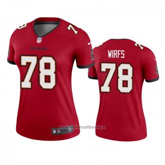 Camiseta NFL Legend Mujer Tampa Bay Buccaneers Tristan Wirfs Rojo