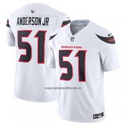 Camiseta NFL Limited Houston Texans Will Anderson Jr. Vapor F.U.S.E. Blanco