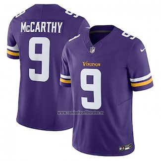 Camiseta NFL Limited Minnesota Vikings J.J. McCarthy Vapor F.U.S.E. Violeta