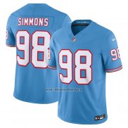 Camiseta NFL Tennessee Titans Jeffery Simmons Vapor F.U.S.E. Azul