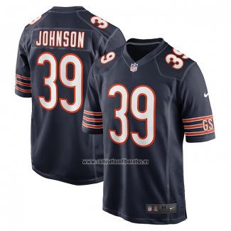 Camiseta NFL Game Chicago Bears Quindell Johnson Azul