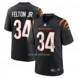 Camiseta NFL Game Cincinnati Bengals Demetric Felton Jr. Negro