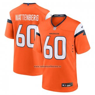 Camiseta NFL Game Denver Broncos Luke Wattenberg Naranja