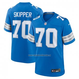 Camiseta NFL Game Detroit Lions Dan Skipper Azul