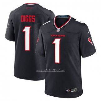 Camiseta NFL Game Houston Texans Stefon Diggs Azul