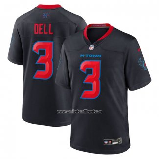 Camiseta NFL Game Houston Texans Tank Dell 2nd Alterno Negro