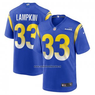 Camiseta NFL Game Los Angeles Rams Cam Lampkin Azul