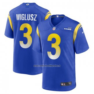 Camiseta NFL Game Los Angeles Rams Sam Wiglusz Azul